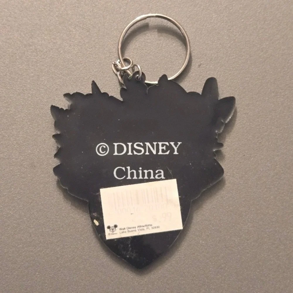 Vintage 1998 Disney's Animal Kingdom Cast Member Safari Rubber Keychain